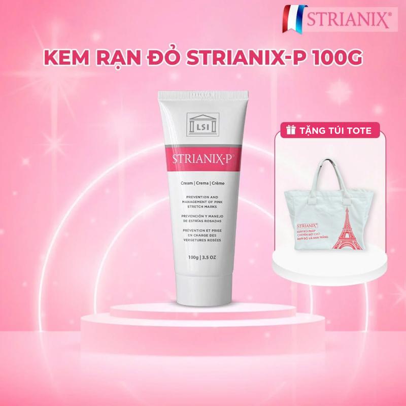 (CÓ QUÀ) STRIANIX - P 100g, Kem rạn da dùng cho làm mờ RẠN ĐỎ, hỗ trợ giảm ngứa do rạn