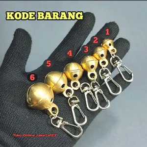 Krincingan Kuningan klintingan lonceng Kuningan pakai cantelan suara nyaring anti karat bahan awet dan kuat