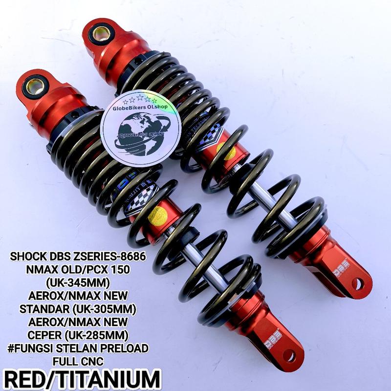 Product Introduction of Shock DBS Z-Series 8686 Asli untuk Motor Aerox 155, Nmax New/2020, Nmax Old, PCX 150, Nouvo, Nouvo Z - Harga Grosir Termurah 10