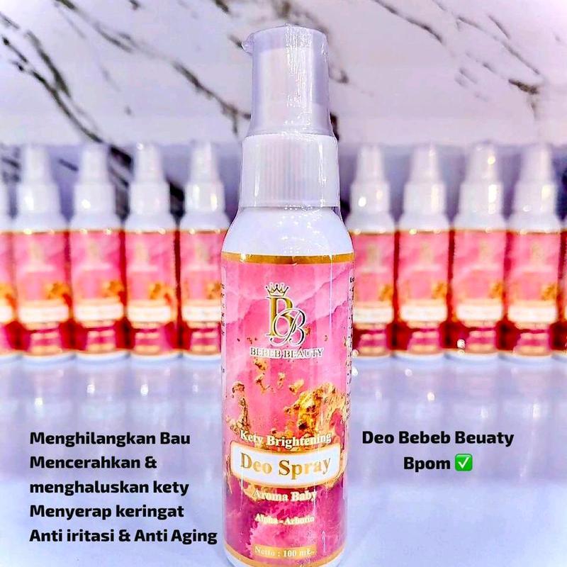 KETY BRIGHTENING BEBEB BEAUTY DEODORAN SPRAY  100ML MENCERAHKAN KETY ANTI BAU 7