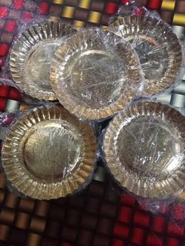 Product Review of Piring Kertas Mas Isi 10pcs / Piring Kue Bolu Ulang Tahun Isi 10 Pcs Sekali pakai from a*** a**8 1