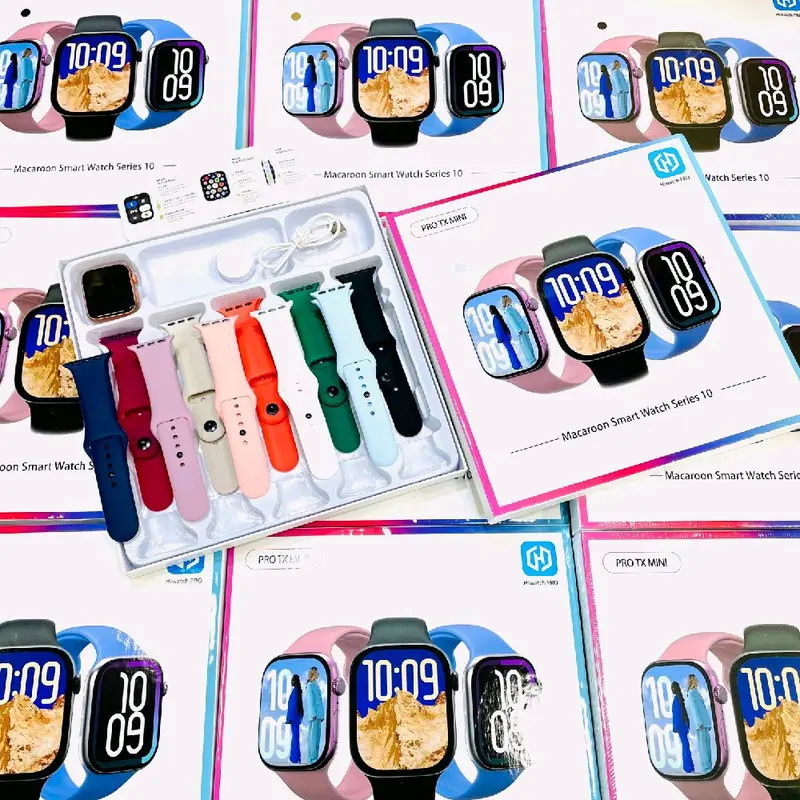 SMARTWATCH Series 10 Pro Tx mini free 10 strap /tali, bluetooth call, kalkulator 1