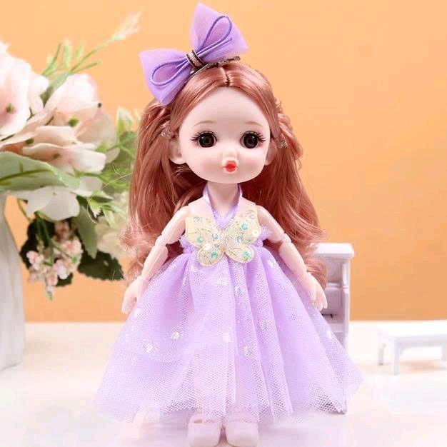 Búp Bê Dễ Thương Cao 17cm- Đầy Đủ Phụ Kiện