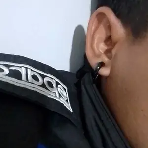 ICH Anting Spiral Akrilik / Anting Keong / Anting Akrilik Hitam /Anting Keong Akrilik