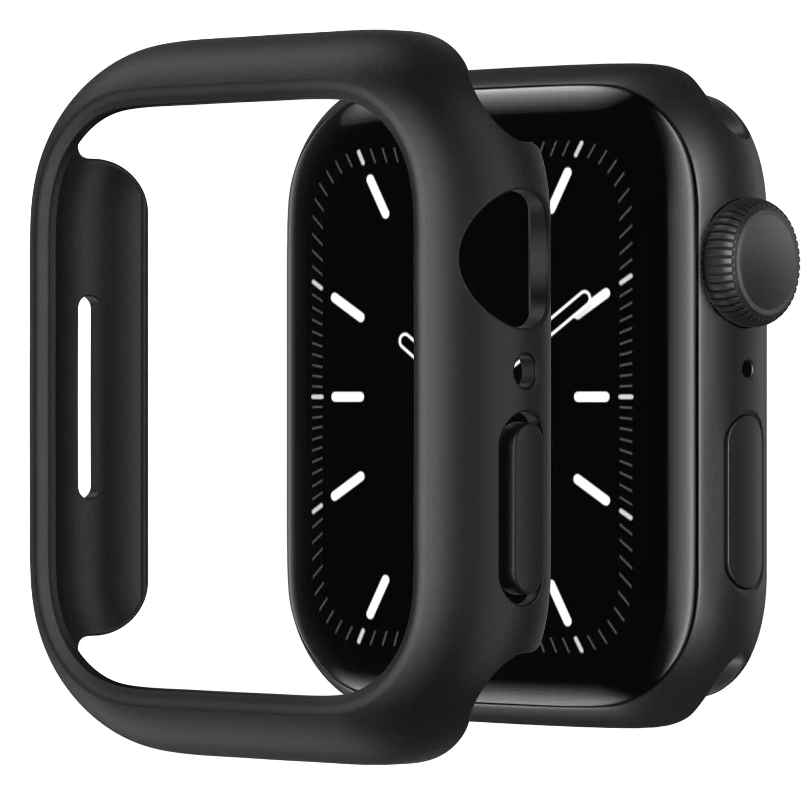 Compatible for Apple Watch Case Series 10 9 8 7 6 5 4 SE Iwatch 49mm 45mm 41mm 44mm 40mm , Shockproof Ultra-Thin Hard PC Bumper Case All-Around Edge Protective Cover Frame[NO Screen Protector]