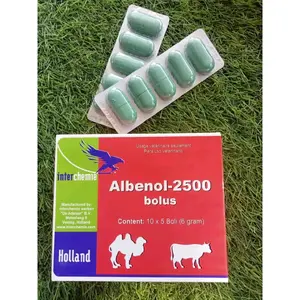 albenol 2500 bolus  OBAT CACING SAPI 1 strip isi 5 bolus