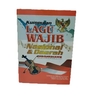 Buku Kumpulan Lagu Wajib Nasional & Daerah dengan Not Angka dan Akord Gitar & Piano - Psychology, Habits (64 Halaman)