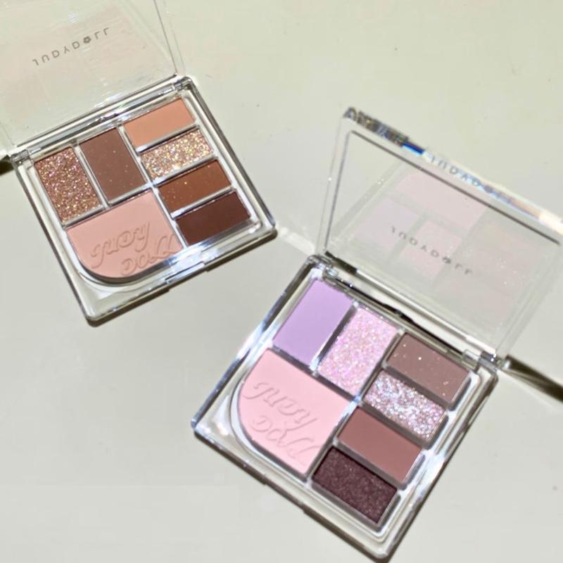 Judydoll - Bảng phấn tạo khối bắt sáng 3D, Bảng phấn mắt trang điểm 7 ô