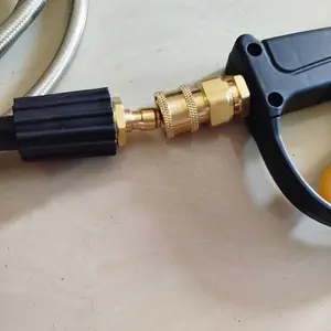 2pcs Konektor Adaptor M22 * Male 15mm Untuk Pressure Washer female Quick Release Jet Cleaner Cuci