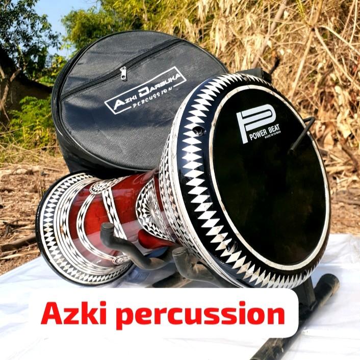Darbuka Motif Ukuran 8 Inc dengan Tas dan Kunci L 7