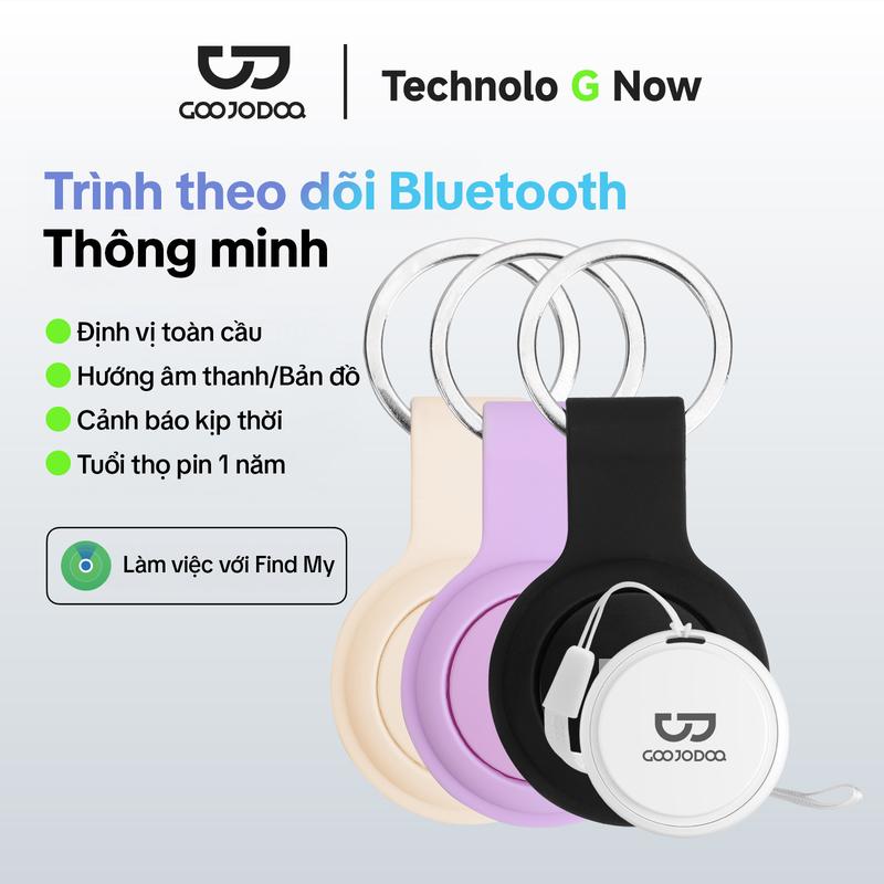 GOOJODOQ*KOL Trình theo dõi Bluetooth thông minh định vị toàn cầu cảnh báo kịp thời. Làm việc với Find My kết nối tức thì ghép nối và di chuyển phụ kiện đẹp dễ mang theo