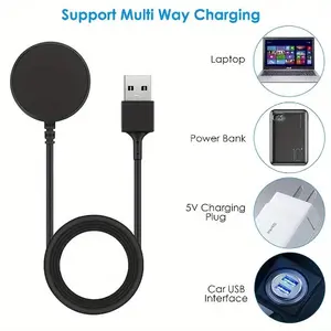 Ready - Kabel Data & Charger Khusus Smartwatch  Jam Tangan H9 X8 - Pengisian Cepat, Kompatibel 100% (Bukan Universal)