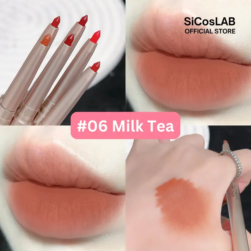 SicosLAB | Lip Liner Waterproof & Long-lasting | Bibir | Lipstick | Sulam Bibir Eyeliner Pewarna Pensil 8
