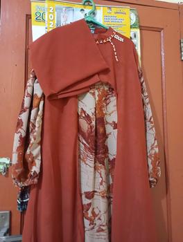 Product Review of (READY) TUTUNAJWA Alyssa Dress Akar Mix Outer Gamis Set Hijab from ᴀ**ᴀ 0