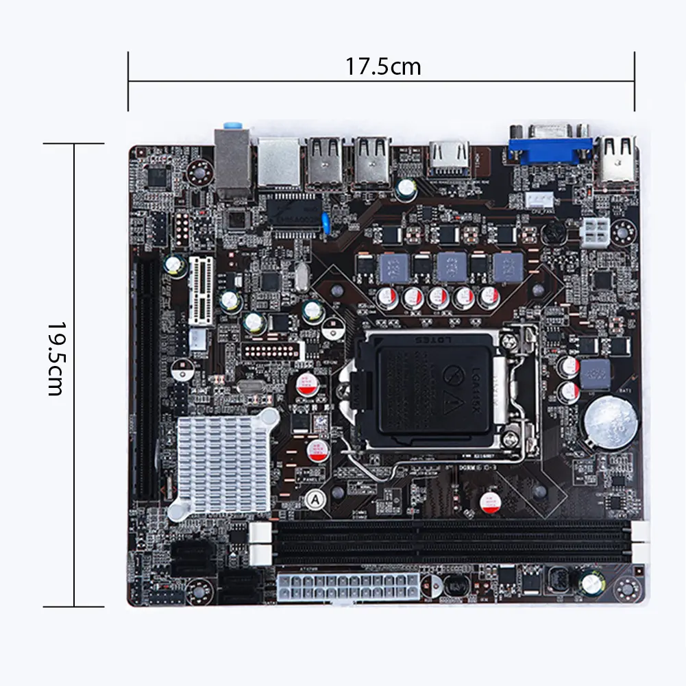 Yumali Socket LGA 1155 DDR3 Micro ATX Motherboard Computer Mainboard for Intel H61
