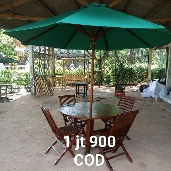 payung pantai / set meja payung