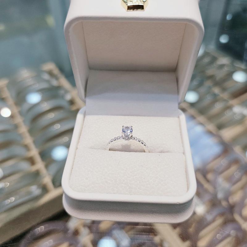 QMJ STORE - Q265 NHẪN CẦU HÔN thanh lịch bạc chuẩn 925 cao cấp, trang sức bạc cao cấp nhẫn bạc nữ