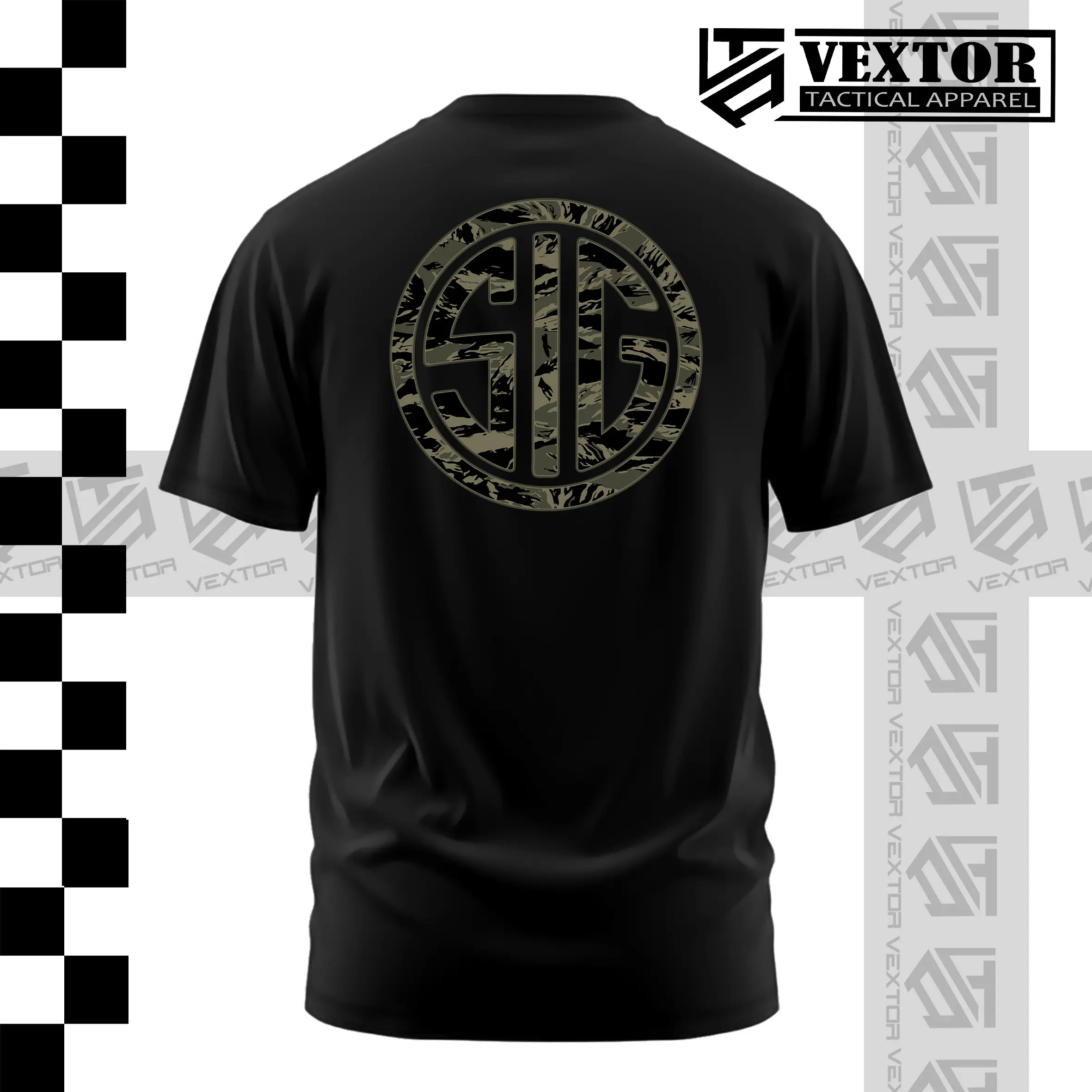 Baju Kaos Tactical Sig Sauer Multicam Black