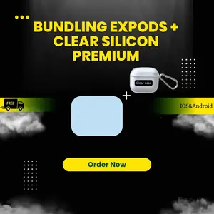 Free Case TWS Expods + Clear Case bening premium