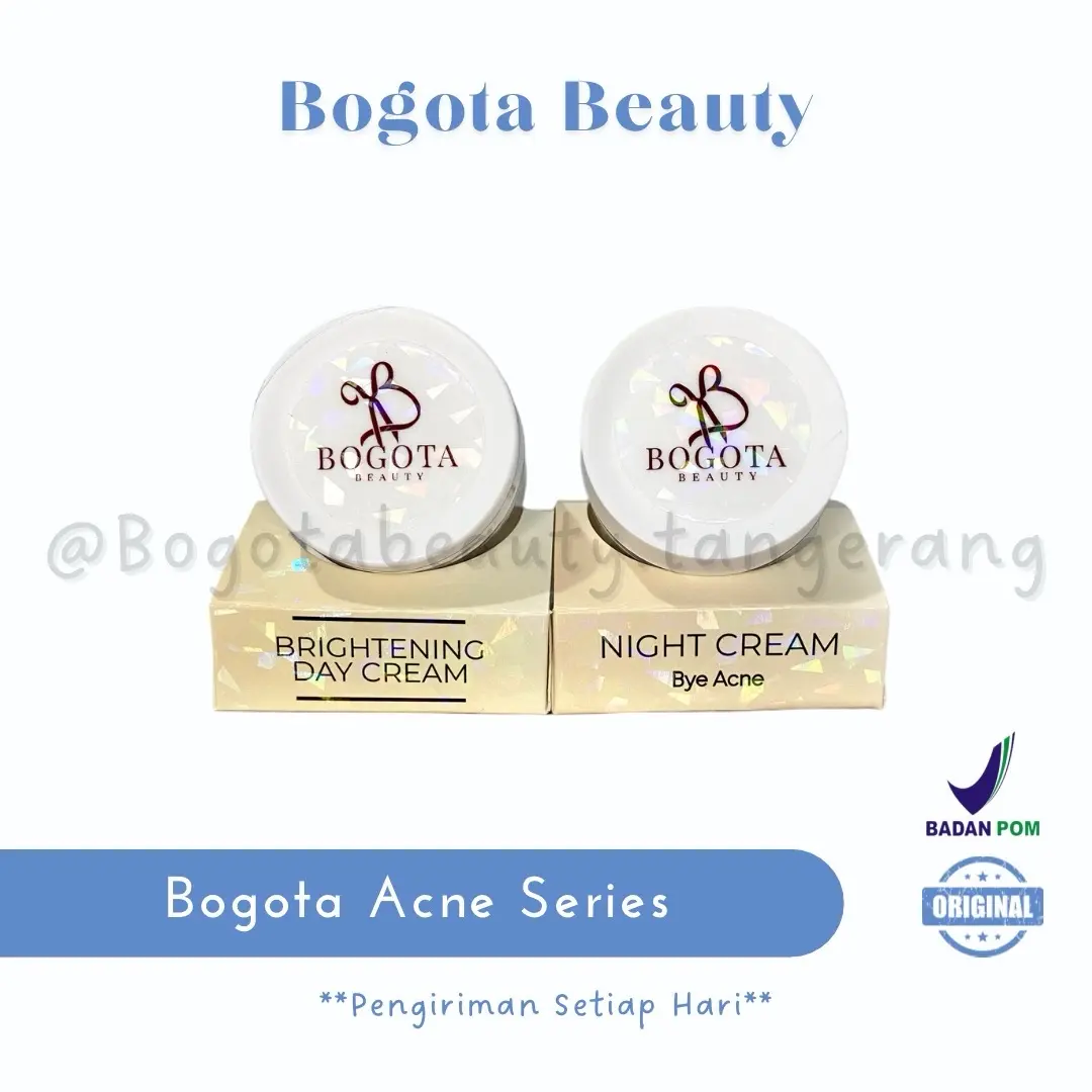 Acne Series Bye Acne Bogota Beauty Skincare Krim Jerawat Perawatan Wajah Bpom