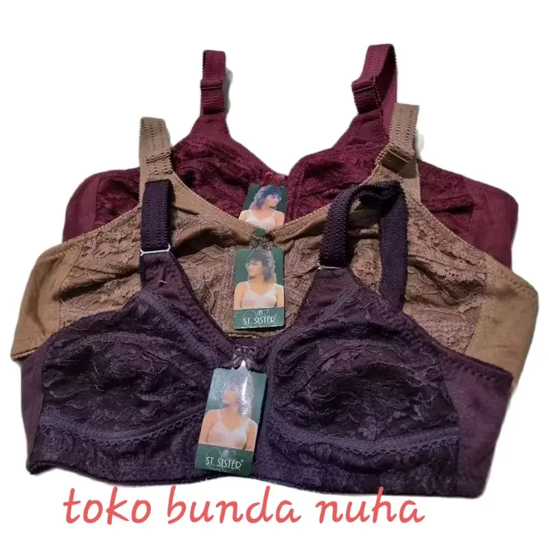 (1pcs)BRA/BH YESTER TANPA BUSA TANPA KAWAT. HARGA MURAH