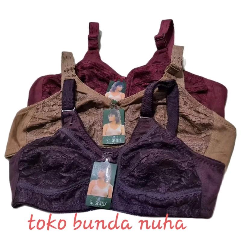 (1pcs)BRA/BH YESTER TANPA BUSA TANPA KAWAT. HARGA MURAH 0