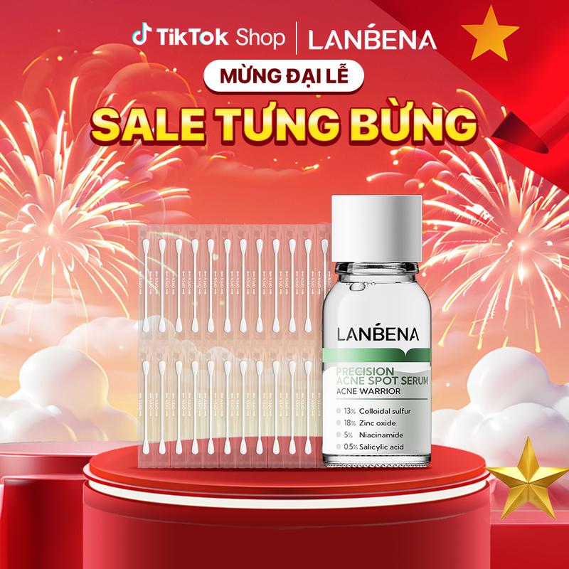 【Official LANBENA Axit Salicylic, Mụn Trứng Cá, Mụn Đầu Đen, Mụn Nhọt, Mụn Trứng Cá Tinh Chất Dưỡng Ẩm Kiểm Soát Dầu 12ml, skincare, làm đẹp da, chăm sóc da Nữ Women Men
