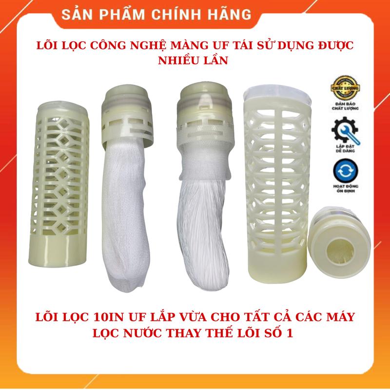 Lõi lọc UF 10in thay thế cho lõi số 1 máy lọc nước tái sử dụng filter water