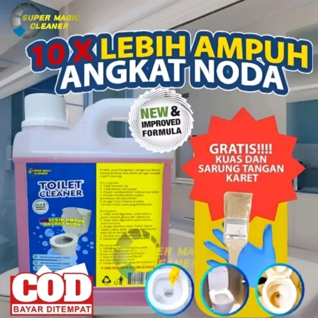 Toilet cleaner pembersih kerak membandel pada toilet kemasan 1 liter pembersih  wc