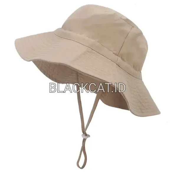 TOPI RIMBA ANAK TOPI GUNUNG PRIA WANITA TOPI RIMBA POLOS TALI TOPI OUTDOOR 2