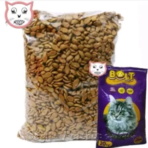 Makanan kucing bolt ikan 100GR paket hemat