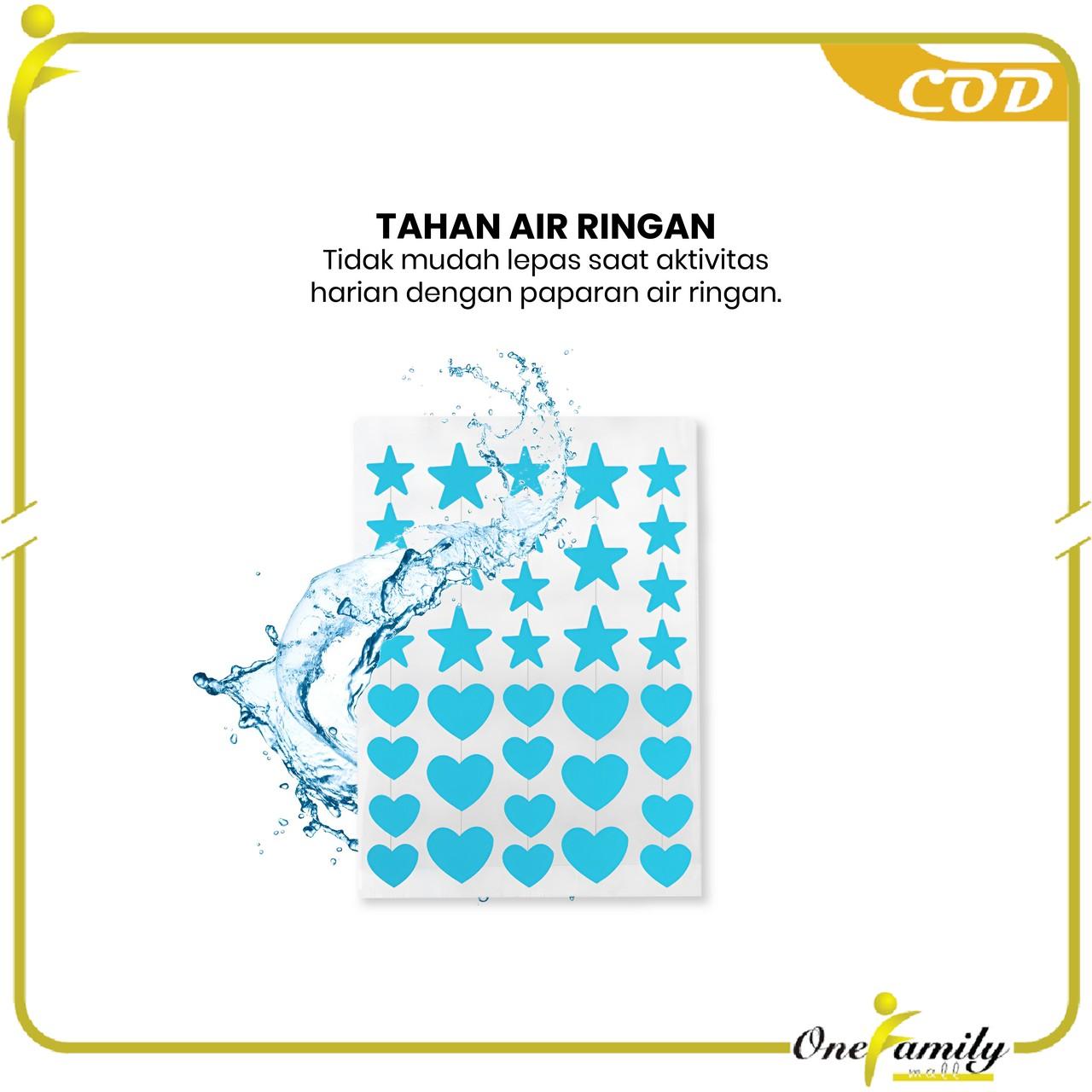 [COD] OFM K182 Sticker Penutup Jerawat Isi 36pcs 28pcs Bentuk Hati Bintang Lucu