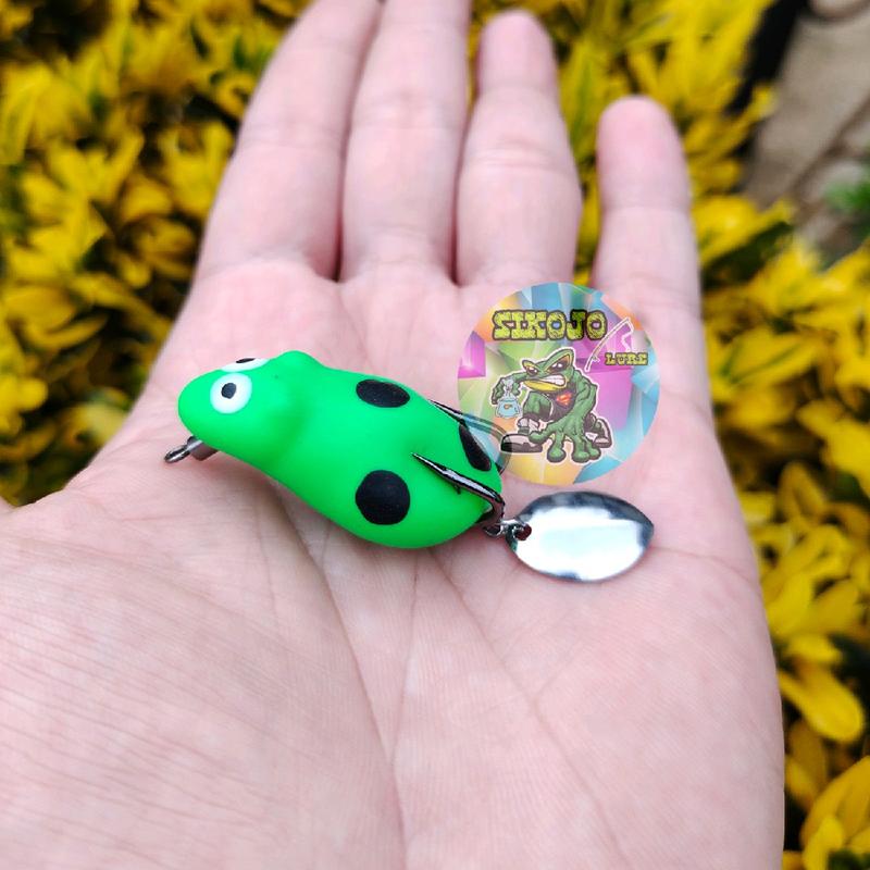 Lure Soft Frog Mini umpan pancing Ukuran 3cm Berat 5grm Untuk Mancing Casting Ikan Gabus 6
