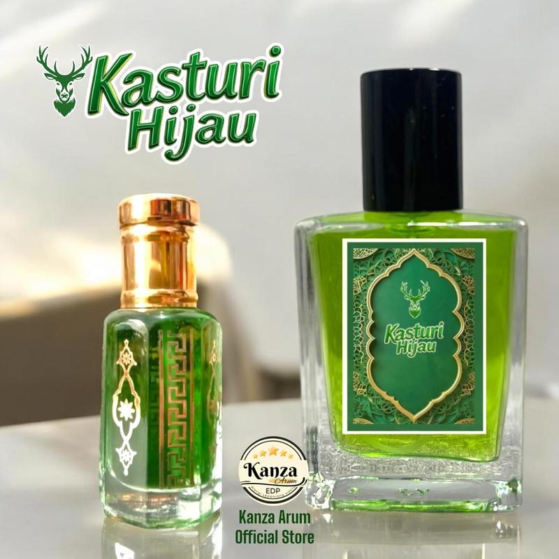 Minyak wangi Kasturi Hijau Kanza Arum -Minyak kasturi hijau/Parfum sholat/Parfum non alkohol/Minyak Wangi Kasturi Hijau asli/Perfume/Fragrance/Parfume Uniseks/Kasturi Hijau/Minyak Kasturi/Minyak Wangi non alkohol Pria Wanginya 5