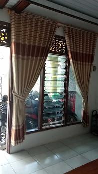 Product Review of gorden jendela rumah bahan blackout semi bludru motif embos model smokring from N**g d** 0