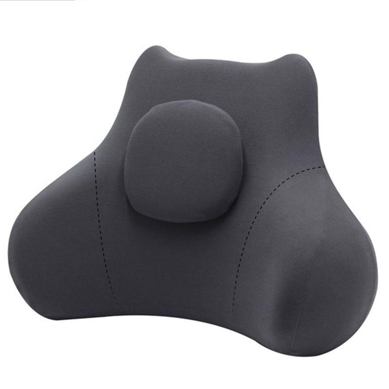 Product Introduction of Memory Foam Waist Pillow Car Lumbar Support Cushion Driver Auto Seat Back Cushion Waist Support Relieve igue 24