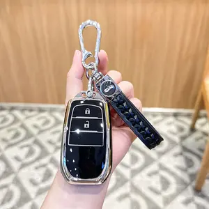 Case Cover Sarung Kunci Remote Smartkey Mobil Toyota Innova Reborn Venturer Type Q DARK METAL