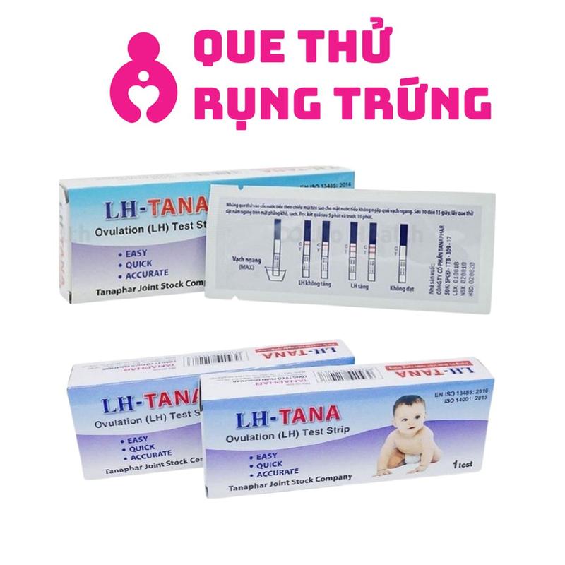 Que thử rụng trứng LH TANA, que canh rụng trứng, test nhanh tìm thời điểm trứng rụng, đơn giản, chính xác 0