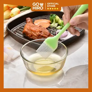 Kuas Silikon Transparan Good Grade Oles Mentega Bumbu Marinasi Brush BBQ Best Quality Anti Leleh
