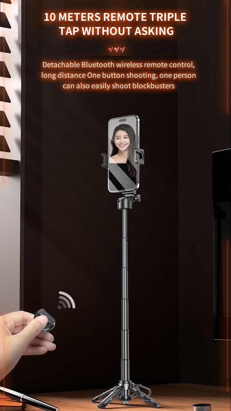 Product Introduction of ZIICOYO P15 Mini Travel Portable Shooting Assistant,Bluetooth Selfie Stick,Phone Tripod,Portable Mini Tripod,For Cellphone Android And Iphone,Suitable For Mobile Phone Photos/Selfies/Video Recording/Live Broadcast 33
