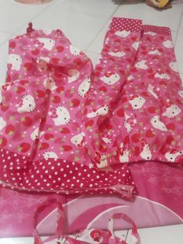 Product Review of SET MUKENA SEJADAH ANAK - MUKENA SAJADAH ANAK 6-9TH Muslim Motif Setelan from i**a 2