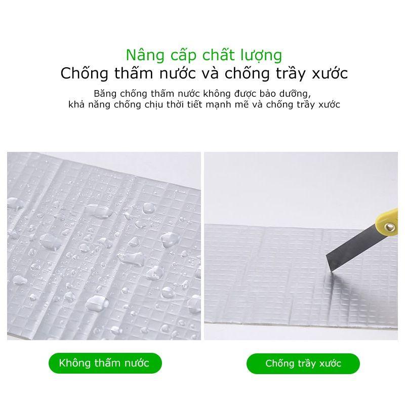 Cuộn 5 Mét Băng Keo Dán Rộng 5cm/10cm - Miếng Dán Siêu Dính Chống Thấm Nước Và Chống Dột 9