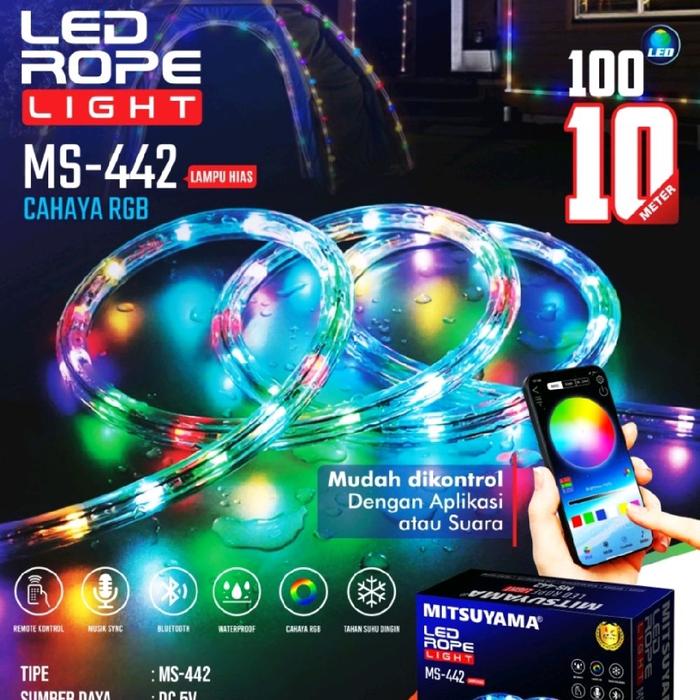 Jual MITSUYAMA LED ROPE LIGHT/LED STRIP SELANG MS 442 RGB+REMOTE+VIA ...