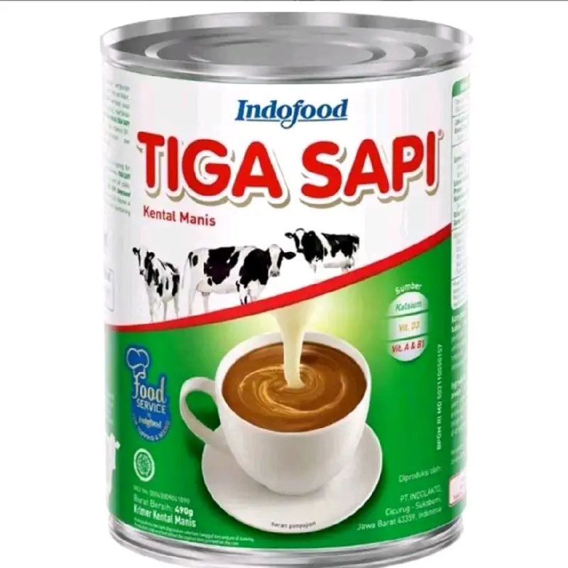 Susu Tiga Sapi kental manis 490g Milk Baking Minuman 1