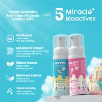 Gambar Gendes Sweet Aromatic Feminine Care Wash Foam Grape 5 Miracle Bioactives 55 ml | Pembersih Area kewanitaan dari Gendes id Kota Bekasi 4 Tokopedia
