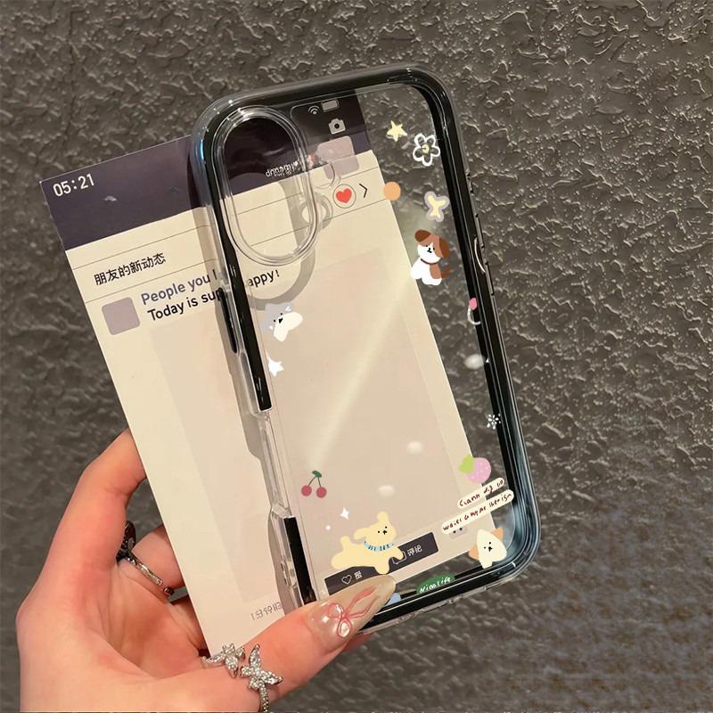 Ốp lưng iPhone xương cho iPhone 17 16 15 14 13 12 11 18 Pro ProMax Plus Ốp lưng silicon TPU mềm mieng dan skin iphone may cat ppf hun hi