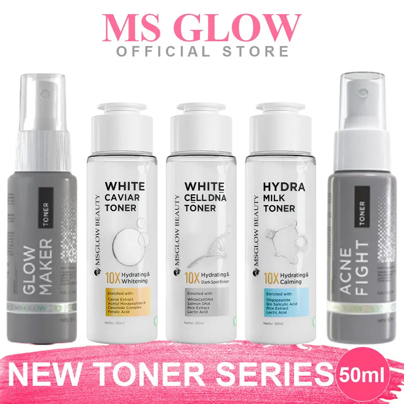 MS GLOW TONER GLOW ACNE CAVIAR HYDRA DNA 0