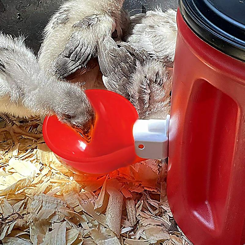 Product Introduction of Automatic Water Cups Poultry Drinker Waterer Chicken Duck Quail Drinking 2