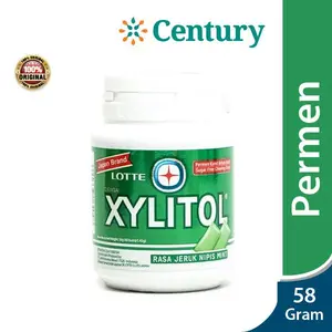 Lotte Xylitol lime mint 58 Gr / permen karet / bau mulut