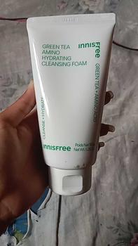 Product Review of Innisfree Green Tea Amino Hydrating  Cleansing Foam 150g / Sabun Pembersih Wajah untuk Kulit Kering from "**🍫 2